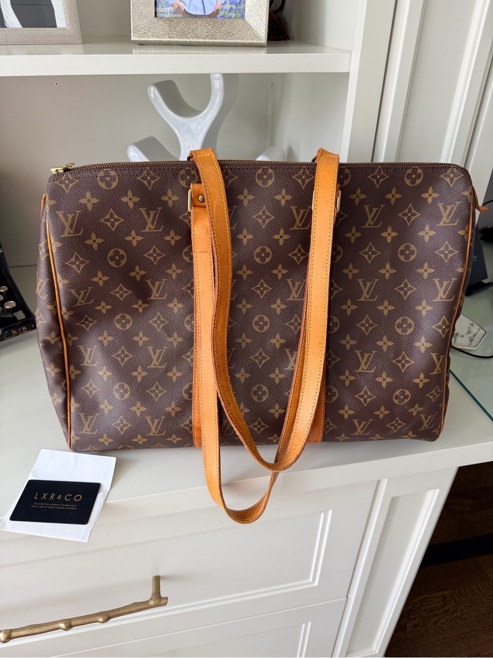 Vintage LOUIS VUITTON Monogram Canvas Sac Flanerie 45 Travel Bag Made In France